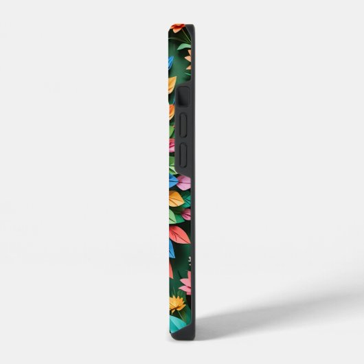 Origami Peacock iPhone Hoesje (Linkerkant)