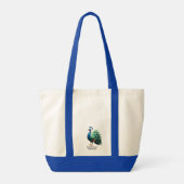 Origami Peacock T-shirt women's Tote Bag (Achterkant)