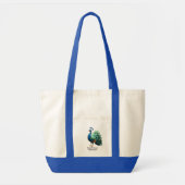 Origami Peacock T-shirt women's Tote Bag (Voorkant)