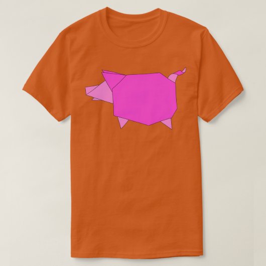 Origami Pig 7 T-shirt (Design voorkant)