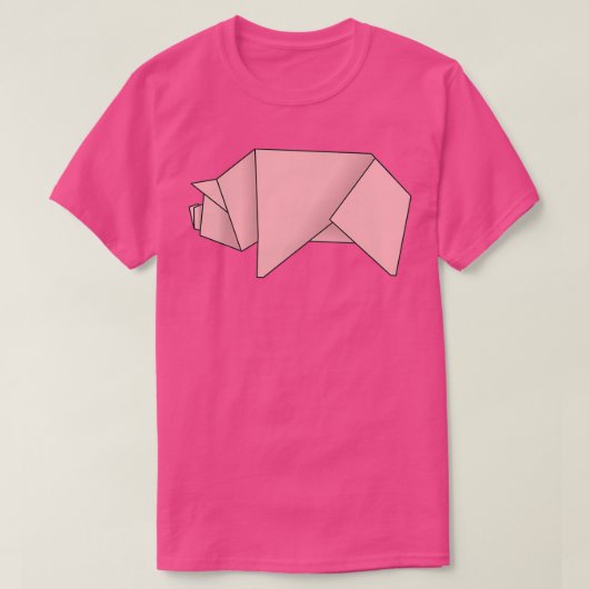 Origami Piggy T-shirt (Design voorkant)