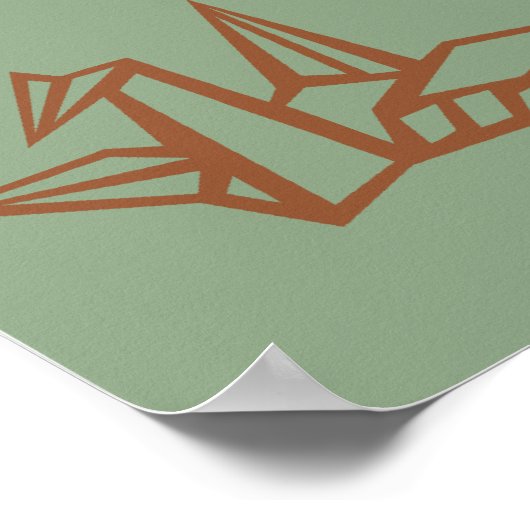 Origami Pop Art Poster (Hoek)