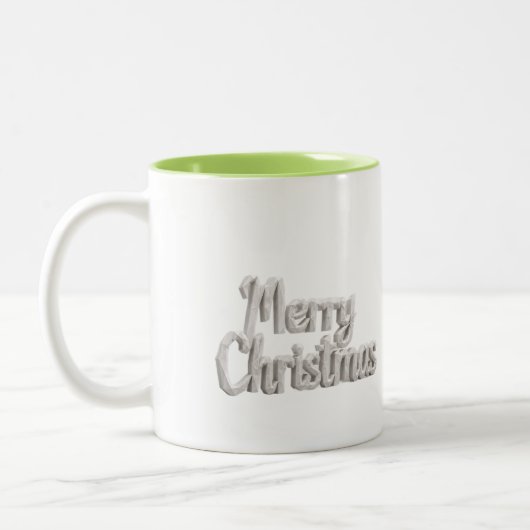Origami Prettig Kerst Script Mok (Links)