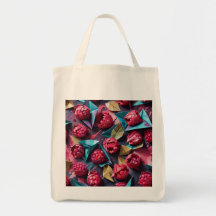 Origami Raspberry Acryl Roze Patroon