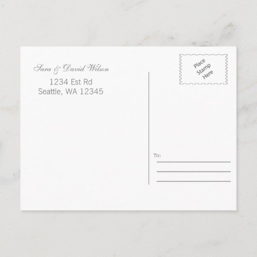 origami red cranes bruiloft , behalve de datums aankondigingskaart (Achterkant)