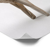 Origami Rendier Trio Poster (Hoek)