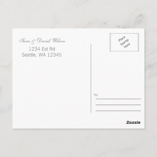 origami rode kranen bruiloft dank u briefkaart (Achterkant)