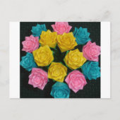 Origami Rozen Briefkaart (Voorkant)