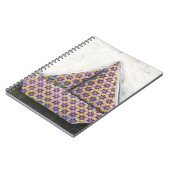 Origami Sailboat on Star Design Paper Notitieboek (Linkerzijde)