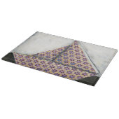 Origami Sailboat on Star Design Paper Snijplank (Hoek)