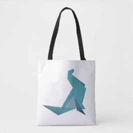 Origami Seal Summer All-Over-Print Canvas tas