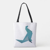 Origami Seal Summer All-Over-Print Canvas tas (Achterkant)