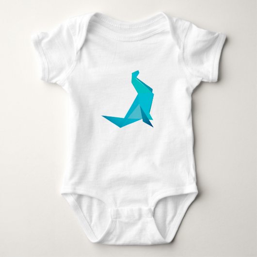 Origami Seal Zomer Baby Bodysuit (Voorkant)