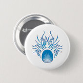 Origami Skull Ronde Button 5,7 Cm (Voorkant /achterkant)