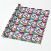 Origami Sky Gift Wrap Cadeaupapier (Uitgerold)