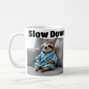 Origami Sloth "Slow Down" Koffiemok