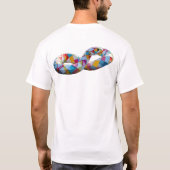 Origami Snake Infinity Symbol T-shirt (Achterkant)