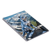 Origami Sneeuw Leapord Terug naar School Notitieboek (Rechterzijde)