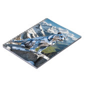 Origami Sneeuw Leapord Terug naar School Notitieboek (Linkerzijde)