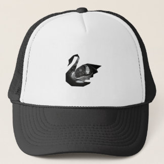 Origami swan abstracte vismaan trucker pet