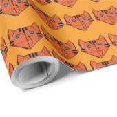 origami tijger cadeaupapier (Rol Hoek)