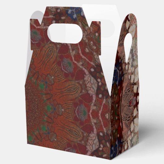 Origami Traditioneel Aziatisch Motief Bedankdoosjes (Geopend)