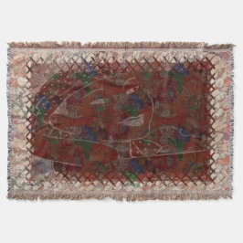 Origami Traditioneel Aziatisch Motief Deken