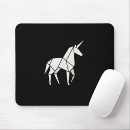 ORIGAMI UNICORN Mousepad Muismat
