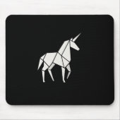 ORIGAMI UNICORN Mousepad Muismat (Voorkant)