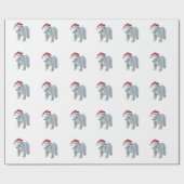 Origami vakantie polaire beren cadeaupapier (Vlak)