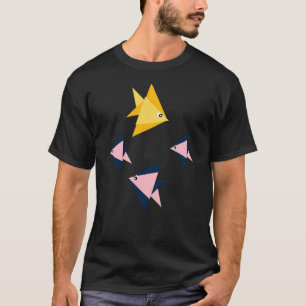 Origami Vis in Aquatische Symfonie T-shirt