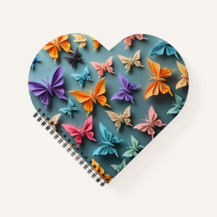 origami-vlinderpatroon notitieboek