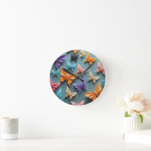 origami-vlinderpatroon ronde klok (Huis)