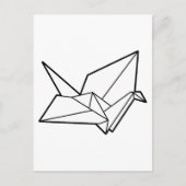 Origami vogel briefkaart (Voorkant)