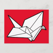 Origami vogel briefkaart (Voorkant)