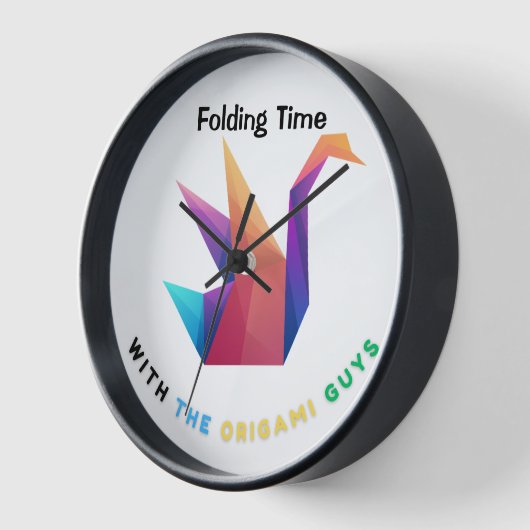 Origami 'Vouwtijd' Klok (Hoek)