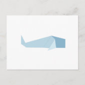 Origami walvis briefkaart (Voorkant)