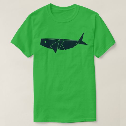 Origami Whale 3 T-shirt (Design voorkant)