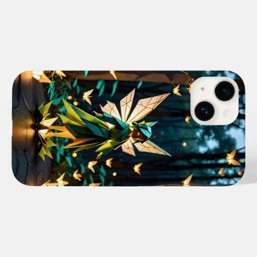 Origami Whimsical Fairy Case-Mate iPhone Case (Achterkant (horizontaal))