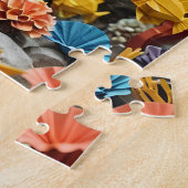 Origami zeepaardje onder het Zee Ocean thema Legpuzzel (Zijkant)