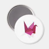 origami zwaan magneet (Voorkant / Achterkant)