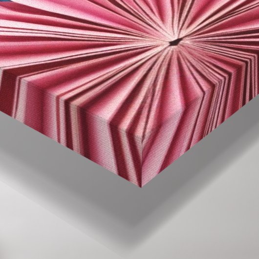 origamibloem canvas afdruk (Hoek(Onderkant))