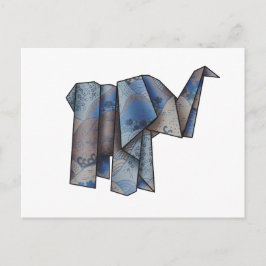 Origamifant Briefkaart