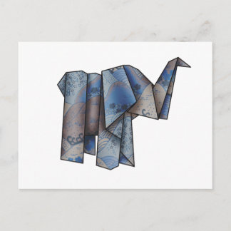 Origamifant Briefkaart