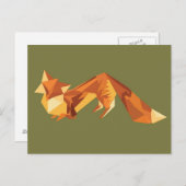 Origamifox Briefkaart (Voorkant / Achterkant)