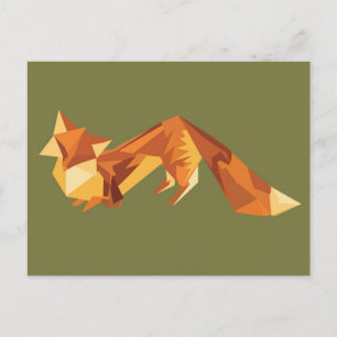 Origamifox Briefkaart