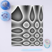 Origamipapier, grijze abstracte stippen en traandr flyer (Enkel)