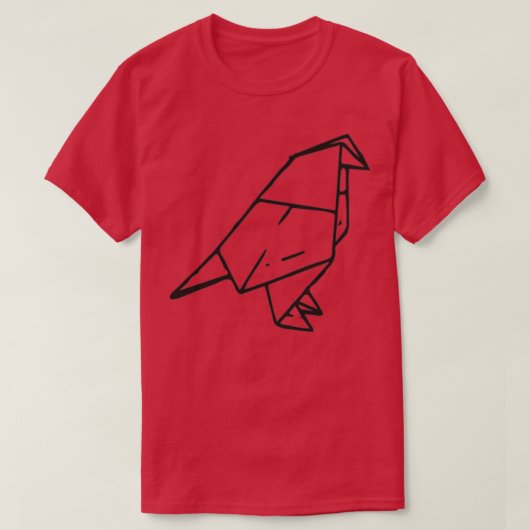 Origamivogel 10 t-shirt (Design voorkant)