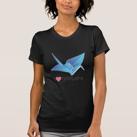 origamivogel t-shirt (Voorkant)
