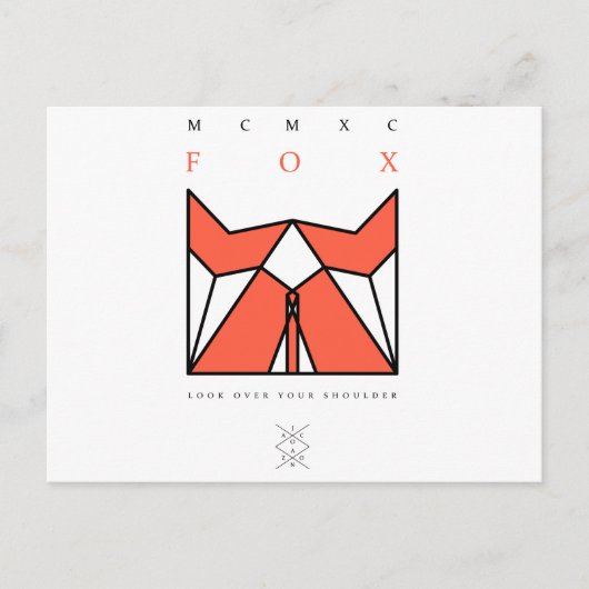 origamivos briefkaart (Voorkant)